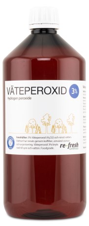 Pienoiskuva Re-fresh Superfood Vetyperoksidi 3%, 1000 ml