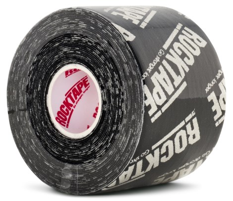 Pienoiskuva RockTape H2O Kinesiologiteippi , 5 cm x 5 m, Black Logo