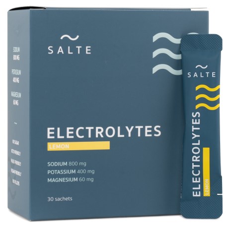 Pienoiskuva SALTE Elektrolyytit , Sitruuna, 30 kpl annospusseja