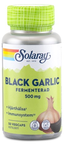 Pienoiskuva Solaray Black Garlic, 50 kaps.