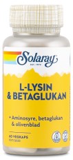 Solaray L-Lysiini & Betaglukaani