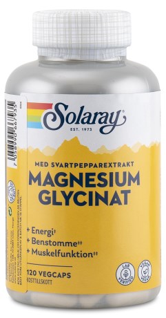 Pienoiskuva Solaray Magnesium Glycinaatti , 120 kapselia