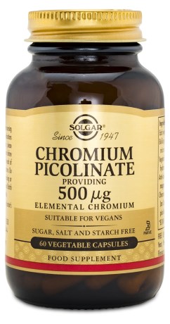 Pienoiskuva Solgar Chromium Picolinate 500, 60 kapselia