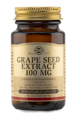 Pienoiskuva Solgar Grape Seed Extract 100mg, 30 kapselia