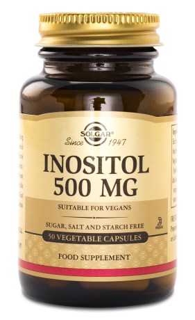 Pienoiskuva Solgar Inositoli 500 mg, 50 kaps.