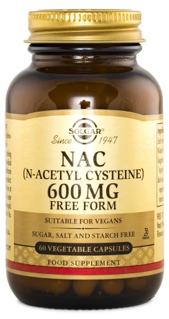 Pienoiskuva Solgar NAC, 60 kapselia