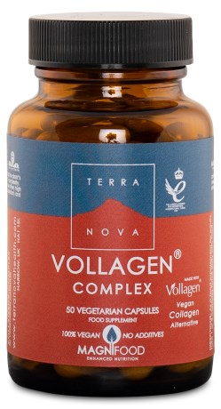 Pienoiskuva Terranova Vollagen Complex Vegan Collagen, 50 kaps.