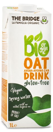 Pienoiskuva The Bridge Gluteeniton Kaurajuoma , 1 l