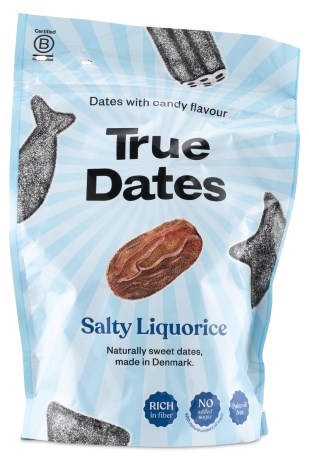 Pienoiskuva True Dates, Salty Liquorice, 100 g