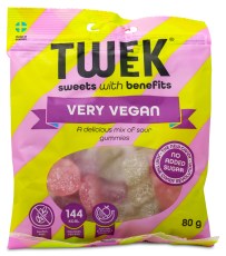 Pienoiskuva Tweek Gummies Vegan, 80 g, Very Vegan