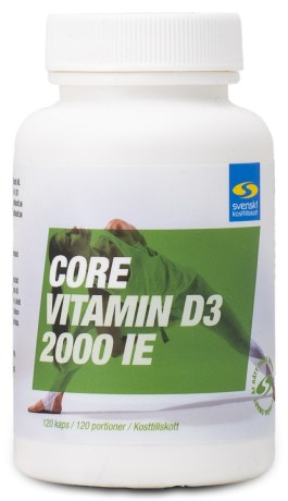 Pienoiskuva Vitamin D3 2000 IE+, 120 kapselia