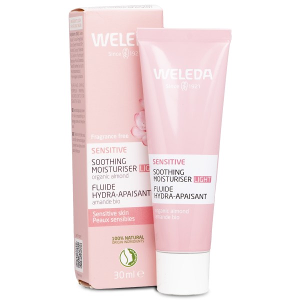 Weleda Sensitive Soothing Moisturiser Light, 30 ml