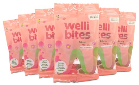 Pienoiskuva Wellibites P��ryn� & Meloni  - Vegaaninen, 6 kpl pakkaus