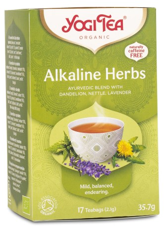 Pienoiskuva Yogi Tea Alkaline Herbs, 17 pussia