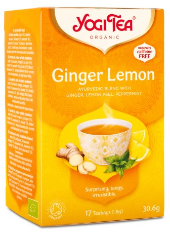 Pienoiskuva Yogi Tea Ginger Lemon, 17 pussia