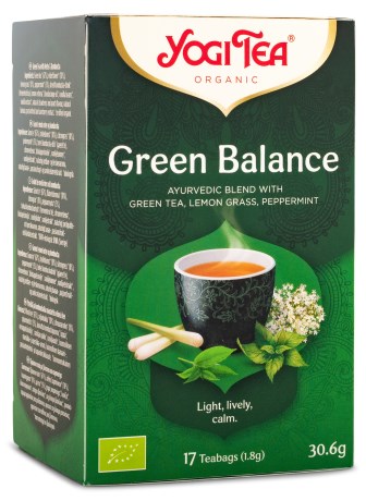 Pienoiskuva Yogi Tea Green Balance, 17 pussia