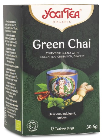 Pienoiskuva Yogi Tea Green Chai, 17 pussia