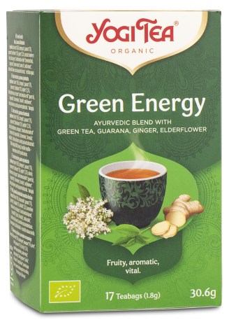 Pienoiskuva Yogi Tea Green Energy Tee, 17 pussia