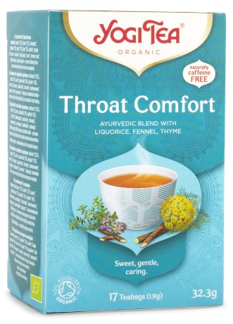 Pienoiskuva Yogi Tea Throat Comfort, 17 pussia