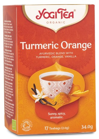 Pienoiskuva Yogi Tea Turmeric Orange, 17 pussia