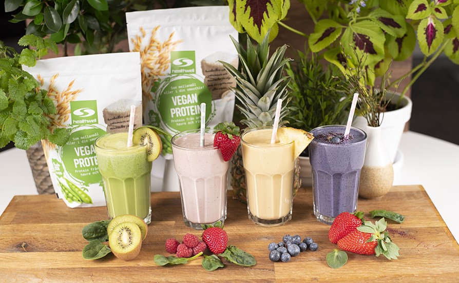 Ihanaa smoothieta vegaaniproteiinilla