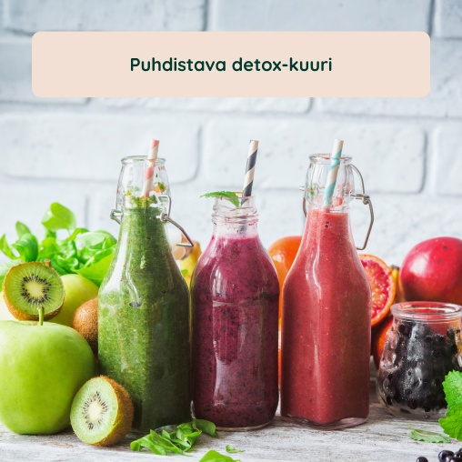 Puhdistava detox-kuuri