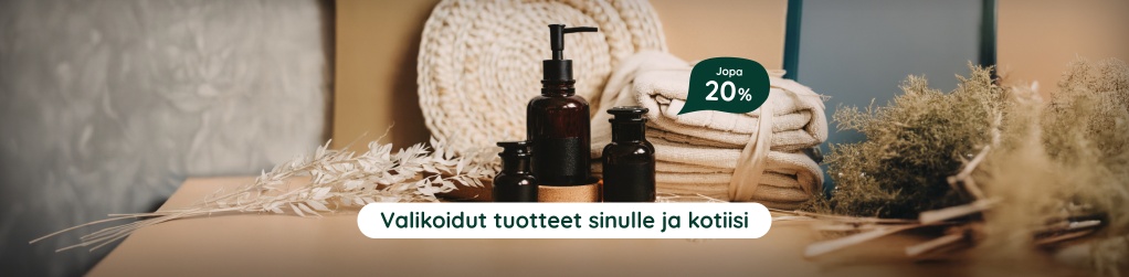 Valikoidut tuotteet sinulle ja kotiisi jopa 20 %
