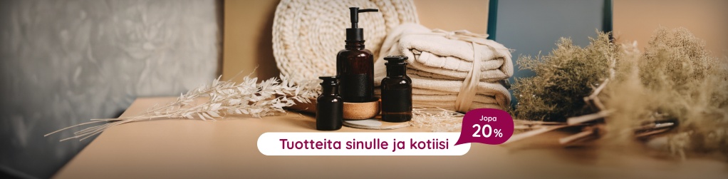 Tuotteita sinulle ja kotiisi jopa 20 %