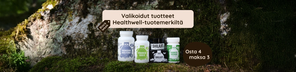 Valikoidut tuotteet Healthwelliltä osta 4 maksa 3