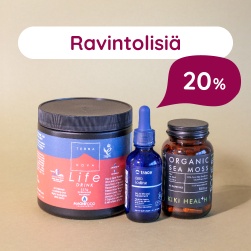 Ravintolisi� 20 %