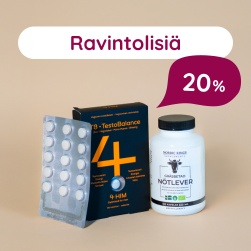 Ravintolisi� 20 %