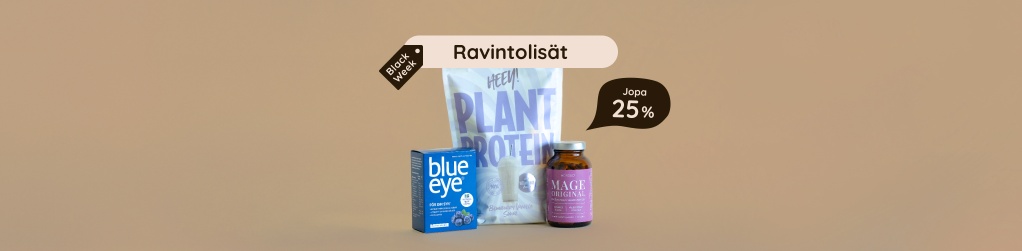 Ravintolisät jopa 25 %