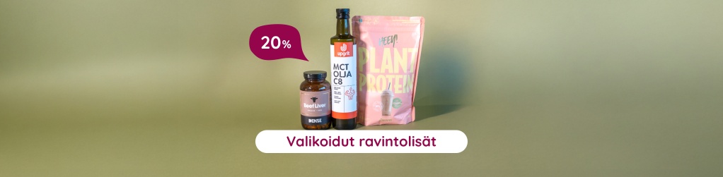 Valikoidut ravintolis�t 20 %