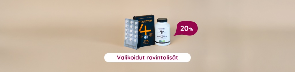 Valikoidut ravintolis�t 20 %