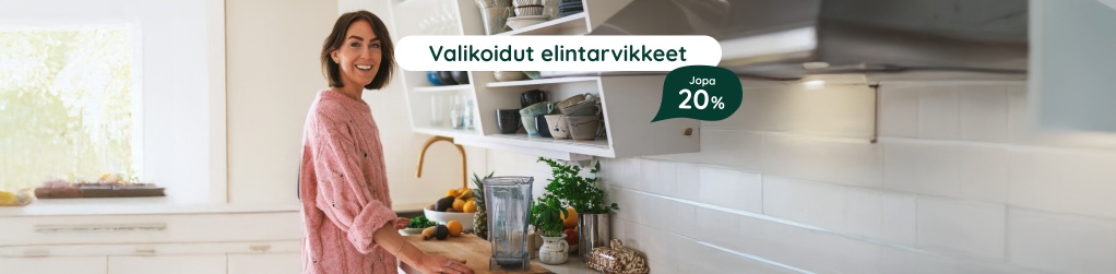 Valikoidut elintarvikkeet jopa 20 %