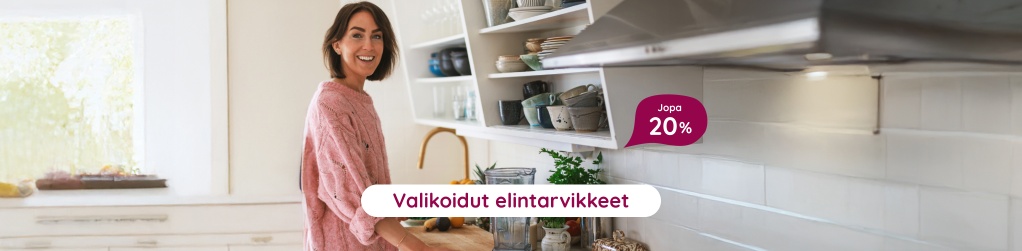 Valikoidut elintarvikkeet jopa 20 %