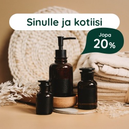 Sinulle ja kotiisi jopa 20 %