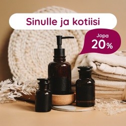 Sinulle ja kotiisi jopa 20%