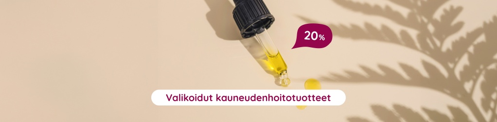 Valikoidut kauneudenhoitotuotteet 20 %