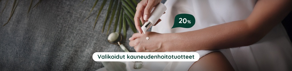 Valikoidut kauneudenhoitotuotteet 20%