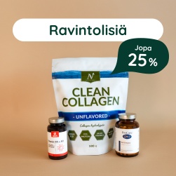 Ravintolisi jopa 25 %